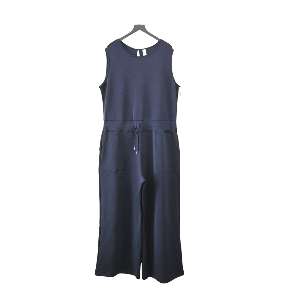 Spanx Classic Navy Airessentials Petite Jumpsuit Size 3X 50282Q